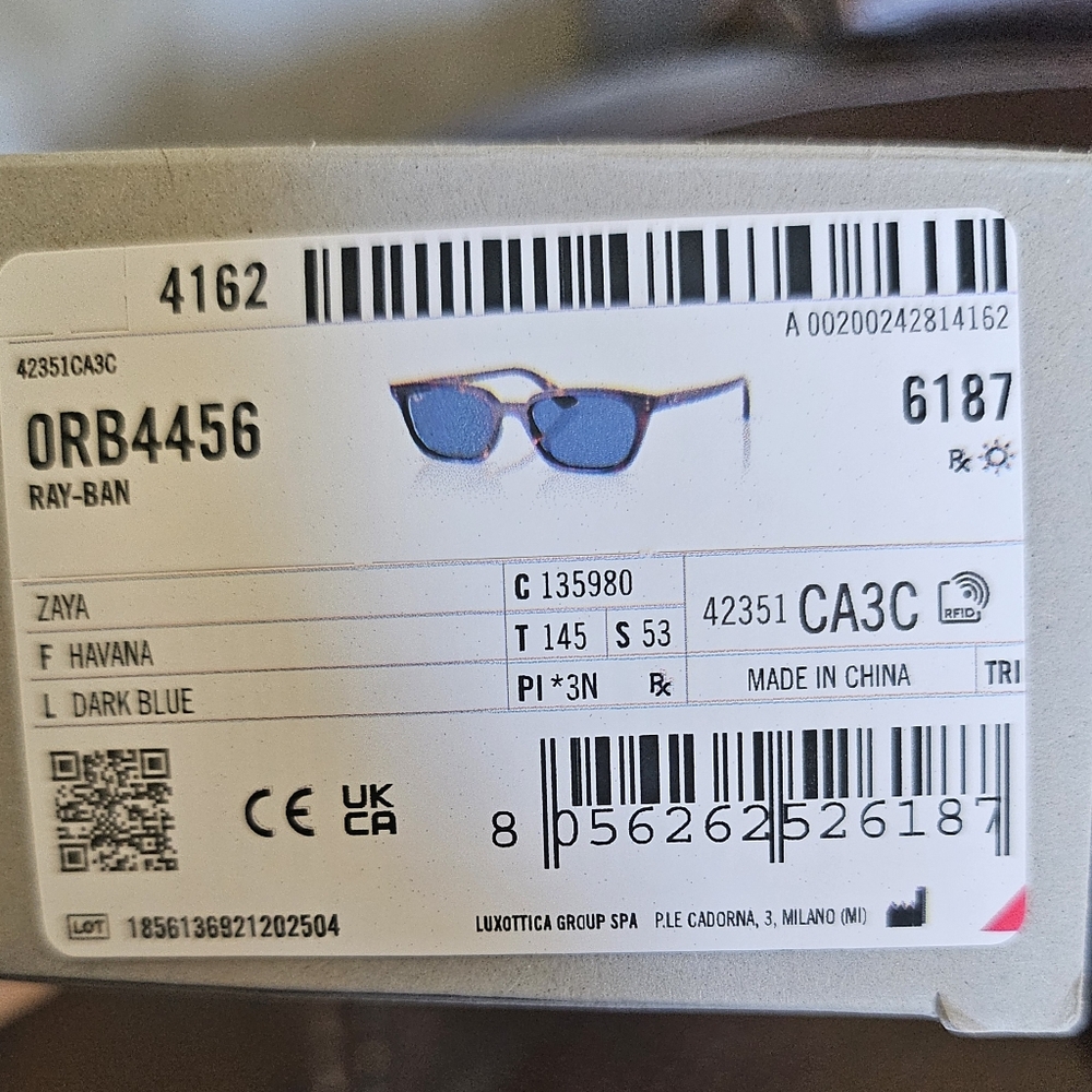 Ray-Ban RB 4456 Zaya Sunglasses